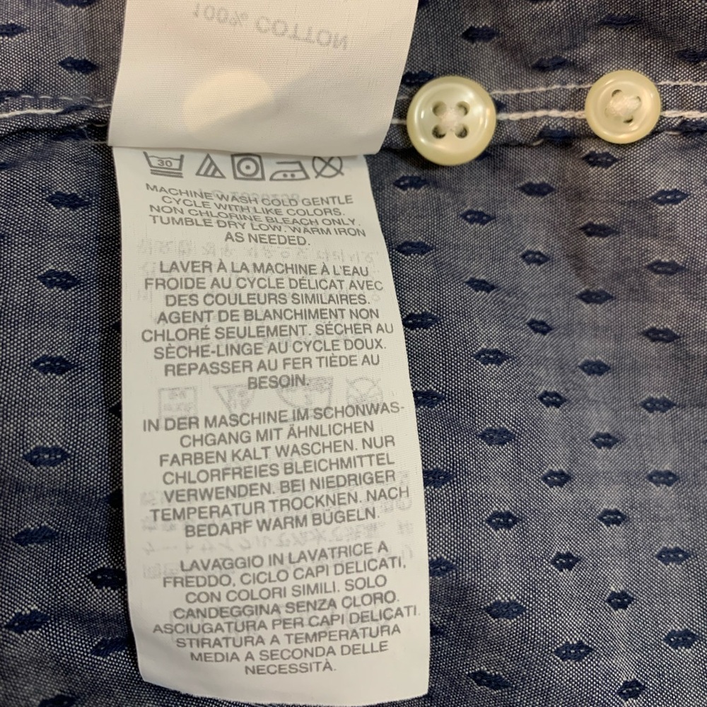 J Crew Textured Pattern Button Down. Like New. Sl… - image 6